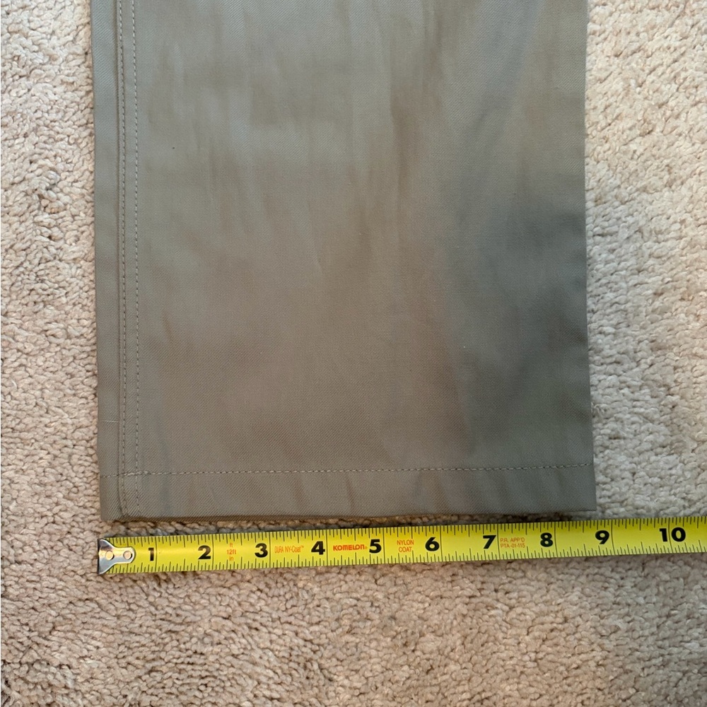 Theory Project Twill Cargo Khaki Pants Wide Leg Women's Size 6 - Picture 12 of 12